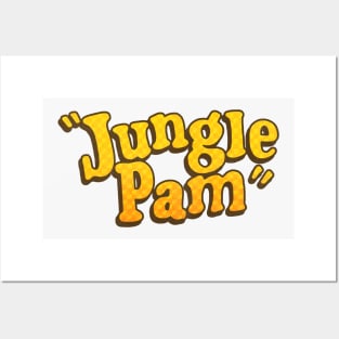 Jungle Pam - Retro 70s Car Drag Racing Icon Posters and Art